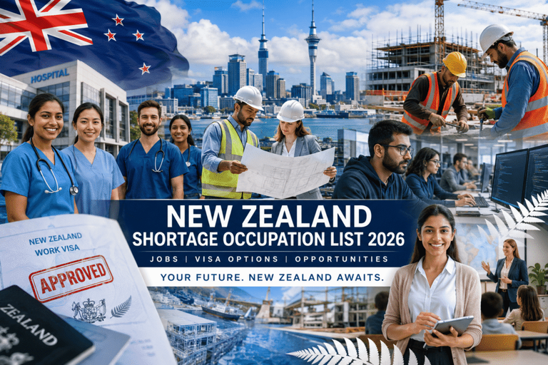 New Zealand Shortage Occupation List 2026: High-Demand Jobs, Visa Pathways, and Opportunities for Skilled Migrants